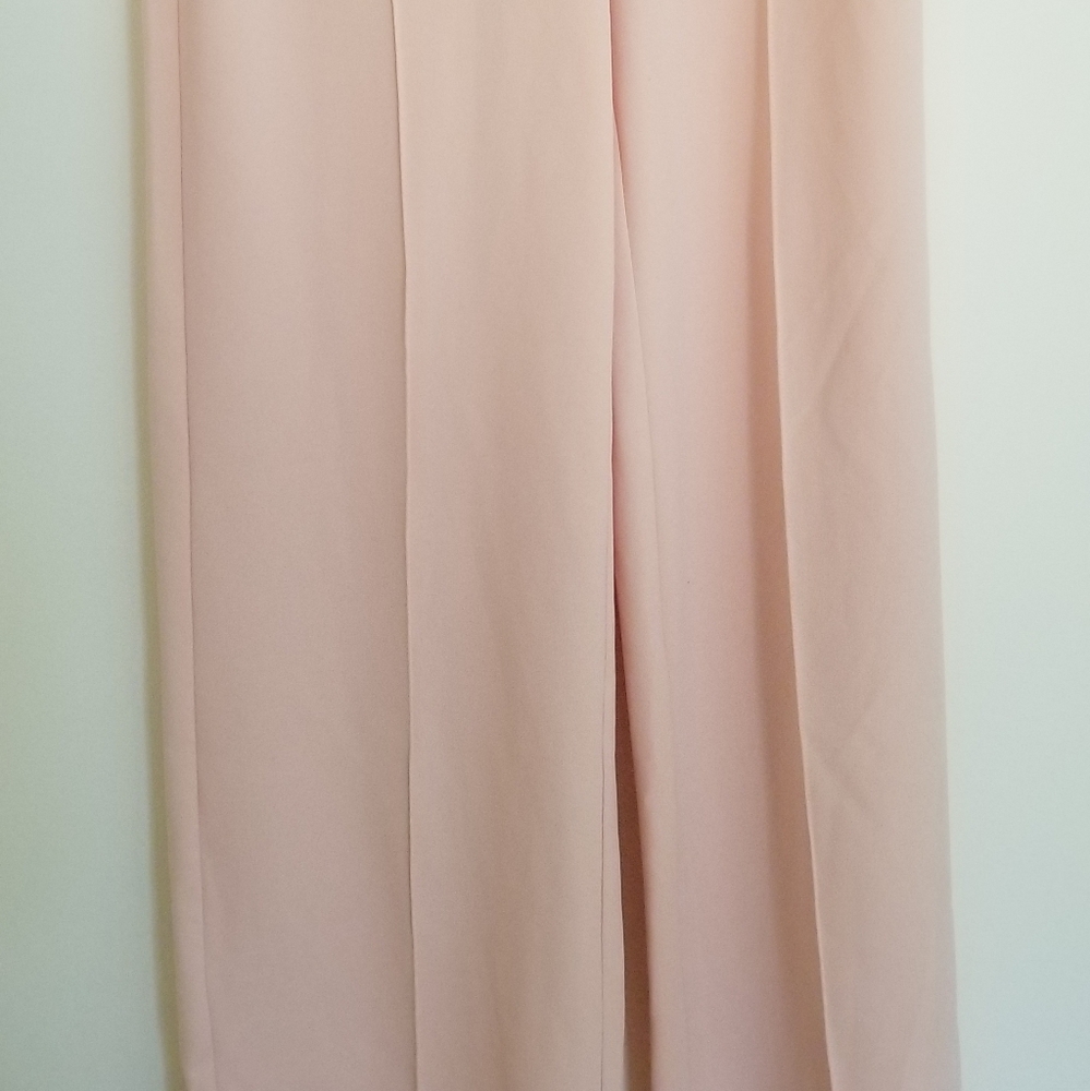 Light pink trousers with wide legs - Picture 7 of 7